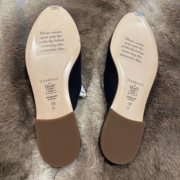 Margaux Black Loafers Elegant Slip-Ons - Picture 3 of 4